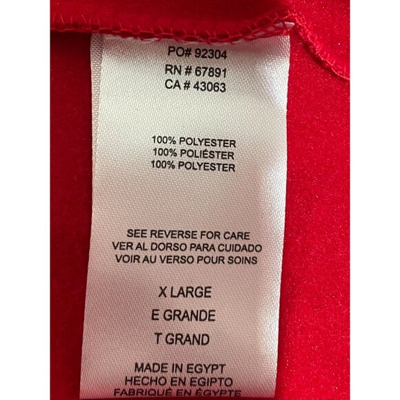 Tampa Bay Buccaneers Red Hoodie NFL Combine Authentic New Era Team Apparel XL - Picture 10 of 14